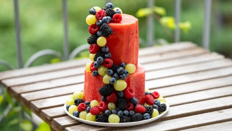Wassermelonen-Torte: Das Sommerrezept ohne Backen