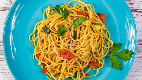 Spaghettisalat: Rezept ohne Mayo