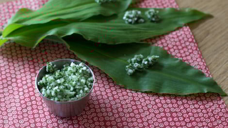 Bärlauchsalz: Rezept für Kräutersalz mit frischem Bärlauch