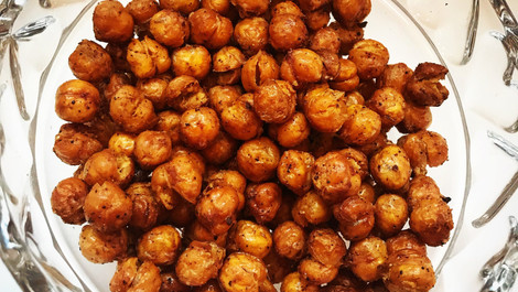 Süßer Kichererbsen-Snack aus dem Ofen