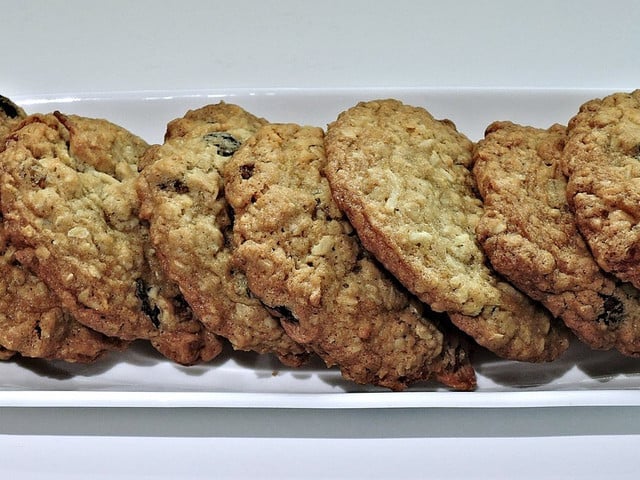 Hafer-Cookies: Ein schwedisches Rezept Lecker zu Kaffee und Tee: Frische Hafer-Cookies.