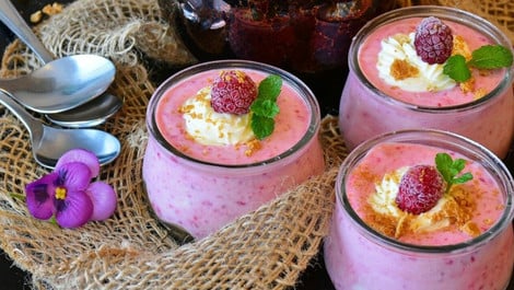 Himbeercreme: Rezept für den fruchtigen Nachtisch